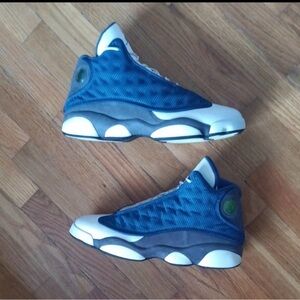 Air Jordan 13 Retro 2010 Flint grey Blue Suede size 12